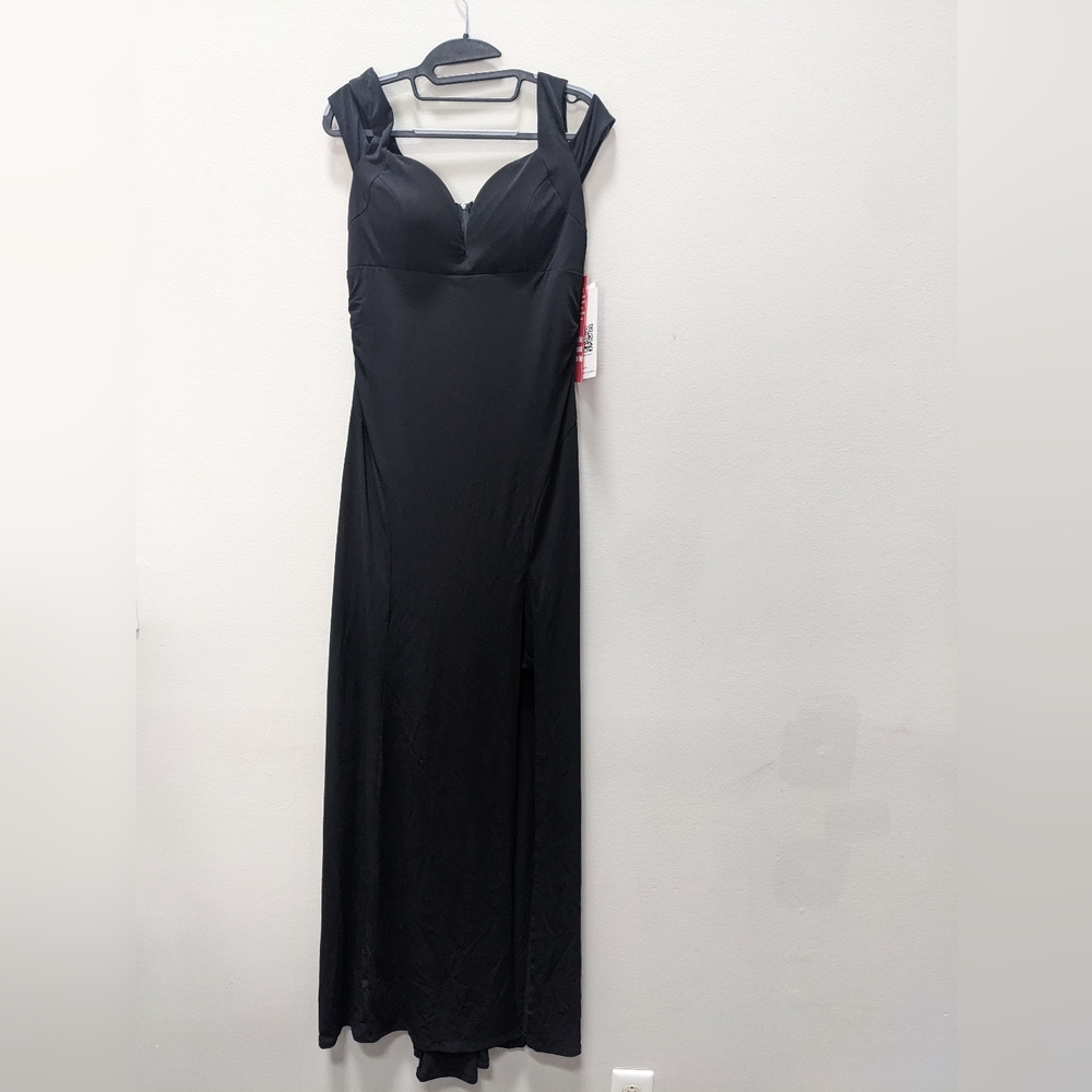 Black maxi dress